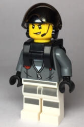 LEGO® Minifigurák Sky Police - Jail Prisoner Jacket over Prison Stripes, Neck Bracket (for Parachute) cty0999 (cty0999)