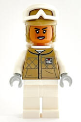 LEGO® Minifigurák Hoth Rebel Trooper Dark Tan Uniform and Helmet, White Legs and Backpack, Female sw1185 (sw1185)