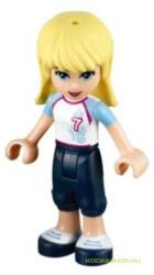 LEGO® Minifigurák Friends Stephanie figura, sötétkék alsó, fehér-kék felső frnd036 (frnd036)