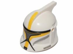 LEGO® Alkatrészek (Pick a Brick) Fehér Minifigura Sisak - Clone Trooper Commander 61189pb14 (61189pb14)