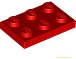 LEGO® Alkatrészek (Pick a Brick) Piros 2X3 Lapos Elem 302121 (302121)