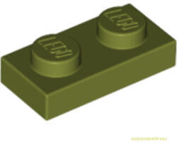 LEGO® Alkatrészek (Pick a Brick) Olivazöld 1X2 Lapos Elem 6016483 (6016483)