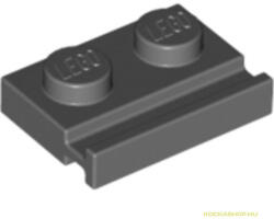 LEGO® Alkatrészek (Pick a Brick) Sötét kékes-szürke 2X1 Lapos Elem Horonnyal 4543086 (4543086)