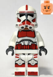 LEGO® Minifigurák Clone Shock Trooper, Coruscant Guard (2. fázis) - Nugát fej sw1305 (sw1305)