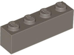 LEGO® Alkatrészek (Pick a Brick) Sötétszürke 1x1x4 Elem 301010 (301010)