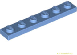 LEGO® Alkatrészek (Pick a Brick) Közép Kék 1X6 Lapos Elem 4179829 (4179829)