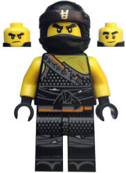LEGO® Minifigurák Cole - Hunted, Gold Asian Symbol on Bandana njo0472 (njo0472)