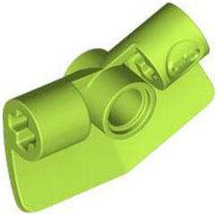 LEGO® Alkatrészek (Pick a Brick) Lime 2 x 3 x 1 ívelt technic panel 6454588 (6454588)