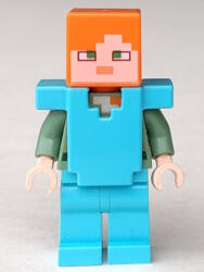 LEGO® Minifigurák Alex - Medium Azure Legs and Armor min070 (min070)