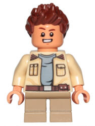 LEGO® Minifigurák Rowan - sötét cserszín dzsekiben sw0851 (sw0851)