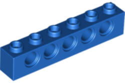 LEGO® Alkatrészek (Pick a Brick) Kék 1x6 Technic elem 5 Lyukkal 389423 (389423)