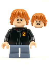LEGO® Minifigurák Ron Weasley - Fekete Griffendél köpeny, Homokkék nadrág hp248 (hp248)