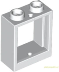 LEGO® Alkatrészek (Pick a Brick) Fehér 1X2X2 Ablakkeret 4521210 (4521210)