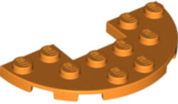 LEGO® Alkatrészek (Pick a Brick) Narancs 3x6 Lapos Félkör Elem 6119119 (6119119)