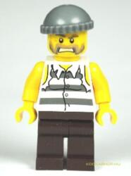 LEGO® Minifigurák Fogoly Szürke Sisakkal cty0266 (cty0266)