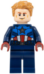 LEGO® Minifigurák Amerika Kapitány - Sötétkék öltözet sh0908 (sh0908)