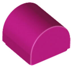 LEGO® Alkatrészek (Pick a Brick) Magenta 1x1 Módosított Lapos Elem, ívelt 6278442 (6278442)