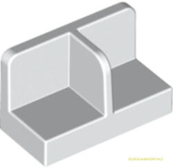 LEGO® Alkatrészek (Pick a Brick) Fehér 1x2 Módosított Falelem 6036409 (6036409)