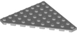 LEGO® Alkatrészek (Pick a Brick) Világos kékesszürke 8x8 Lapos Ék elem 4268343 (4268343)