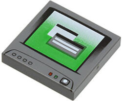 LEGO® Alkatrészek (Pick a Brick) Sötét Kékes-szürke 2x2 Számítógép Monitor 4288298 (4288298)