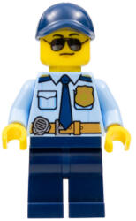 LEGO® Minifigurák Police - City Officer, rendőrtiszt kék nyakkendővel és napszemüveggel cty0981 (cty0981)