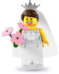 LEGO® Minifigurák Minifigura 7. sorozat - Menyasszony col07-4 (col07-4)