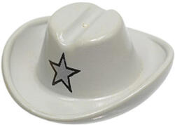 LEGO® Alkatrészek (Pick a Brick) Világosszürke Cowboy kalap Sheriff Csillaggal 3629px2 (3629px2)