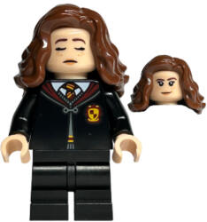 LEGO® Minifigurák Hermione Granger - Gryffindor Robe Clasped, Black Medium Legs, Sleeping / Awake hp415 (hp415)