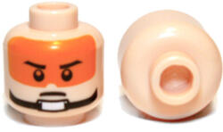 LEGO® Alkatrészek (Pick a Brick) Nugát pilóta minifigura fej, narancssárga napellenzővel 3626cpb0401 (3626cpb0401)