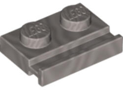 LEGO® Alkatrészek (Pick a Brick) Matt ezüst 2X1 Lapos Elem Horonnyal 6132264 (6132264)