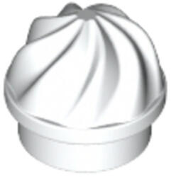 LEGO® Alkatrészek (Pick a Brick) Fehér 1X1 Kör Alakú Csavart Elem 6424009 (6424009)