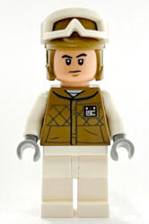 LEGO® Minifigurák Hoth Rebel Trooper Dark Tan Uniform and Helmet, White Legs sw1187 (sw1187)