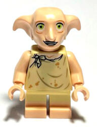 LEGO® Minifigurák Dobby, a Házimanó - Világos nugát, Nyitott mosolygó száj hp224 (hp224)