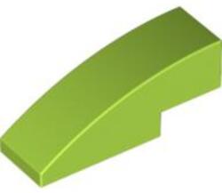 LEGO® Alkatrészek (Pick a Brick) Lime színű 1x3 Ívelt Elem 4537928 (4537928)