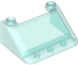LEGO® Alkatrészek (Pick a Brick) Átlátszó Világoskék 4x3x1 Szélvédő 6247360 (6247360)
