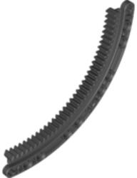 LEGO® Alkatrészek (Pick a Brick) Fekete 11x11 Technic Fogazott Negyedkör Elem 6224911 (6224911)