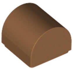 LEGO® Alkatrészek (Pick a Brick) Közép nugát 1x1 Módosított Lapos Elem, ívelt 6296061 (6296061)