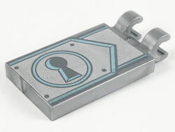 LEGO® Alkatrészek (Pick a Brick) Matt ezüst 2 x 3 mintás csempe csatlakozóval 6288536 (6288536)