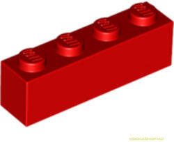 LEGO® Alkatrészek (Pick a Brick) Piros 1X1X4 Elem 301021 (301021)