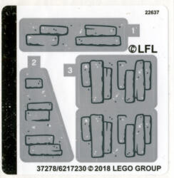 LEGO® Alkatrészek (Pick a Brick) A 75200-as Készlet Matricája 75200stk01 (75200stk01)