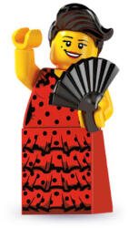 LEGO® Minifigurák Minifigura 6. sorozat - Flamenco táncos col06-6 (col06-6)