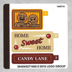 LEGO® Alkatrészek (Pick a Brick) Matricakészlet a 10267-es készlethez 10267stk01 (10267stk01)