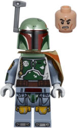 LEGO® Minifigurák Boba Fett - Festett kezekkel, jetpackkel sw0977 (sw0977)