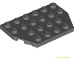 LEGO® Alkatrészek (Pick a Brick) Sötét Kékesszürke 4x6 Vágott, Lapos Elem 4521572 (4521572)