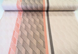  Pasztell mályva almavirág mintás pamutvászon textil - 160 cm