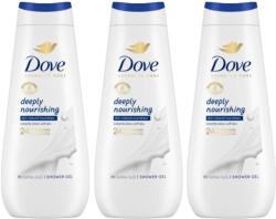 Dove Advanced Care Deeply Nourishing krémtusfürdő 3x400 ml