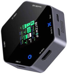 BlitzWolf Docking Station BlitzWolf 8-in-1 Blitzwolf BW-TH16 USB 100W LCD Smart Display (5906168439230)
