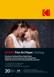 Kodak Fine Art Etching fotópapír 210g, 21x29, 7, 20db (KO-9891198)