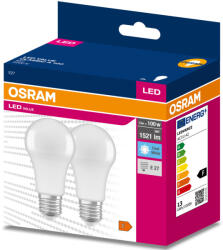 OSRAM E27 LED Value Classic 13W, 1521 lm, 4000 K, 100 W izzó helyett (2 darabos) (4058075478992)