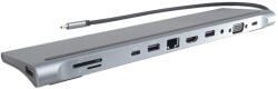 PremiumCord MST USB-C teljes méretű dokkolóállomás laptophoz alkalmas (ku31dock17)
